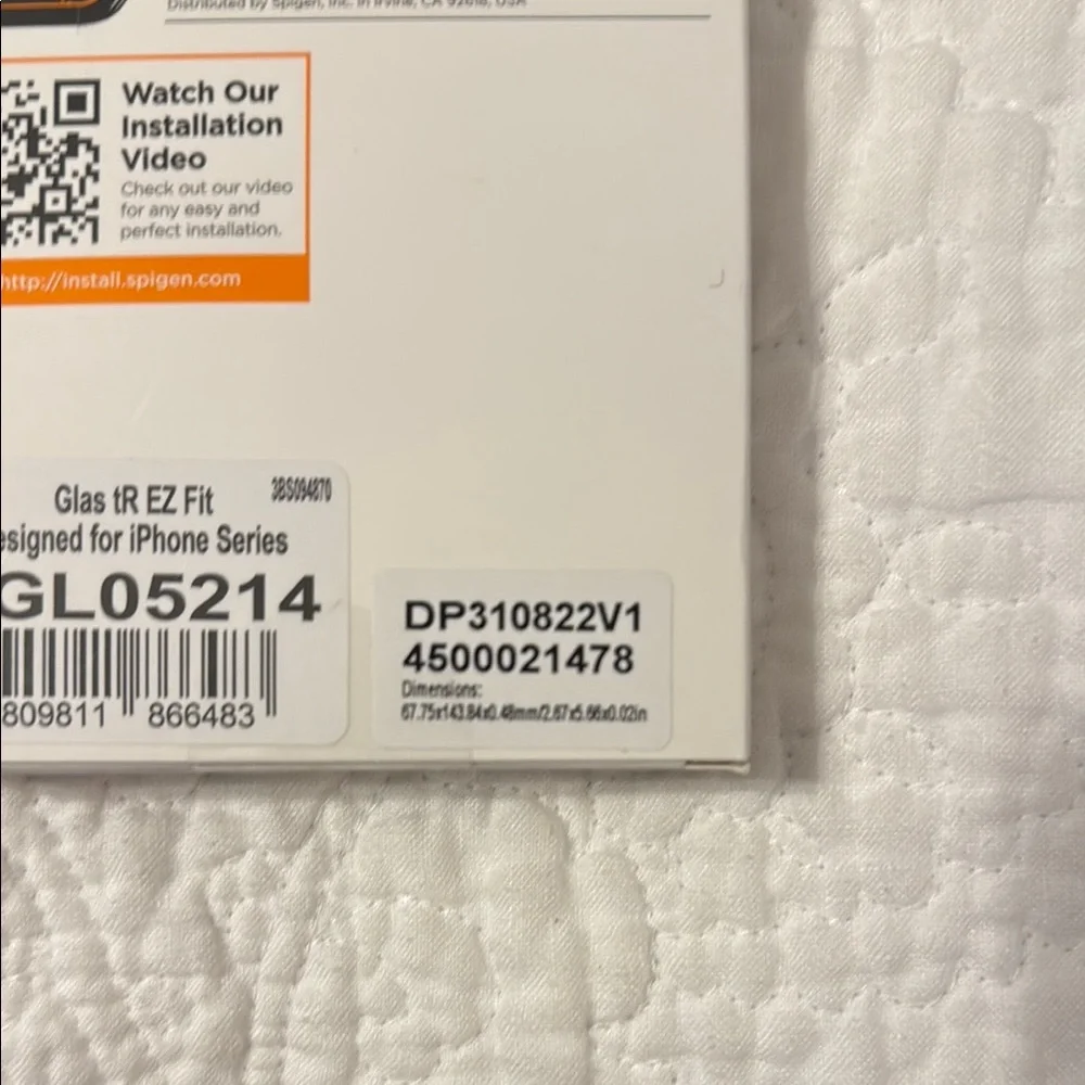 Spigen Black Screen Protector for Cell Phones Easy Installation